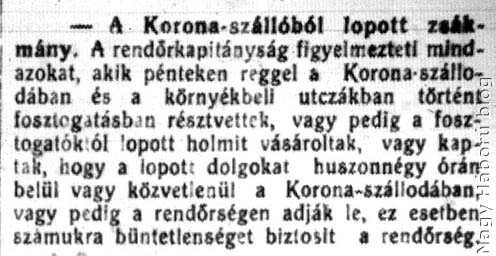 Rövid hírek a Temesvári Újságból, illetve a Délmagyarországi Közlönyből, 1918. november - 1919. február