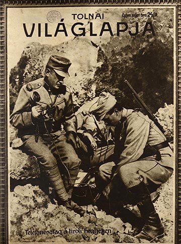 A Tolnai Világlapja 1915. december 9-ei, 50. számának címlapja