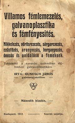 Gunesch János könyve a témáról