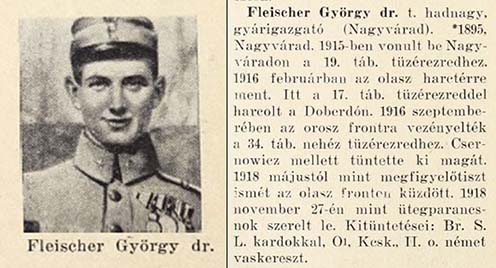 Fleischer György hadiútja