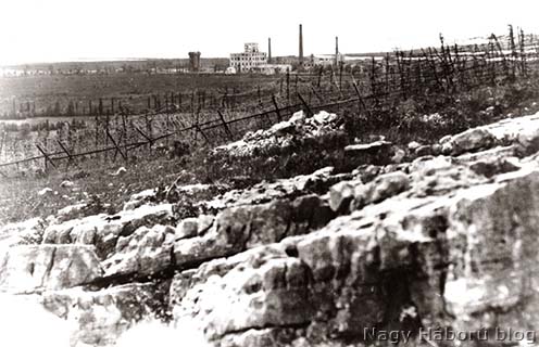 Az Ardiawerke az osztrák-magyar állásokból 1915-ben