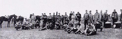 „Menázsizó” huszárok 1915 tavaszán az orosz fronton