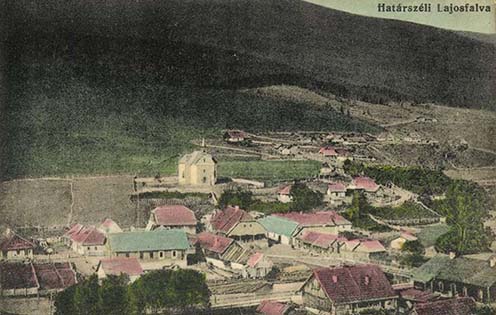Lajosfalva-Kirlibaba környéke korabeli képeslapon