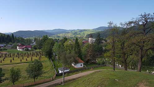 Vatra Moldoviței panorámája napjainkban