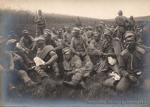 Orosz foglyok egy 1915-ben készült fotón