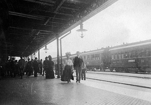 Brassói állomás 1918-ban