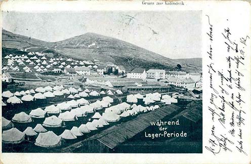 Kalinovik és a tábor 1905-ben képeslapon