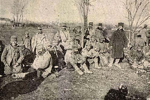 Szerb hadifoglyok és őreik