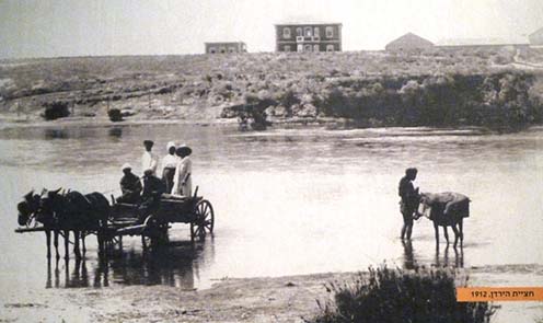 A Jordán folyó partja 1912-ben