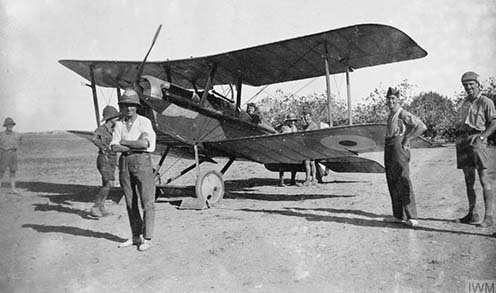 Brit repülőgép Palesztinában valamikor 1917–18-ban