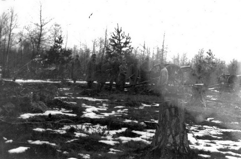 A II. (karpilowkai) szakasz tüzelés közben, 1916. március