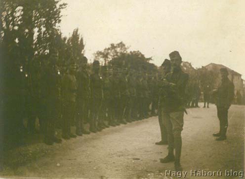 Kókay László a szakasza előtt még az állásba indulást megelőzően, 1918 őszén