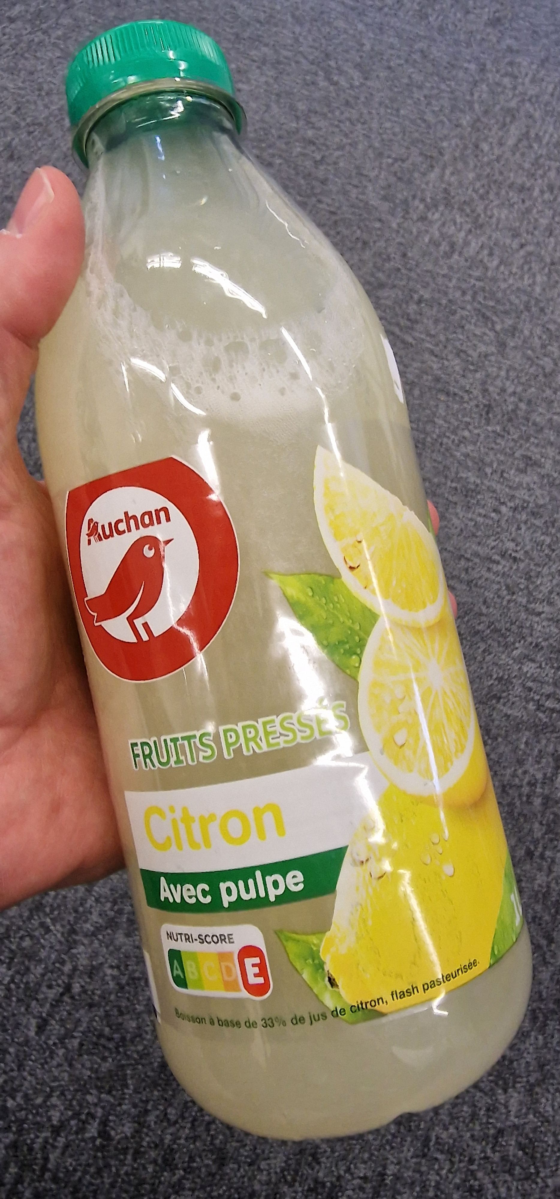 Auchan – Fruits Pressés – Citron