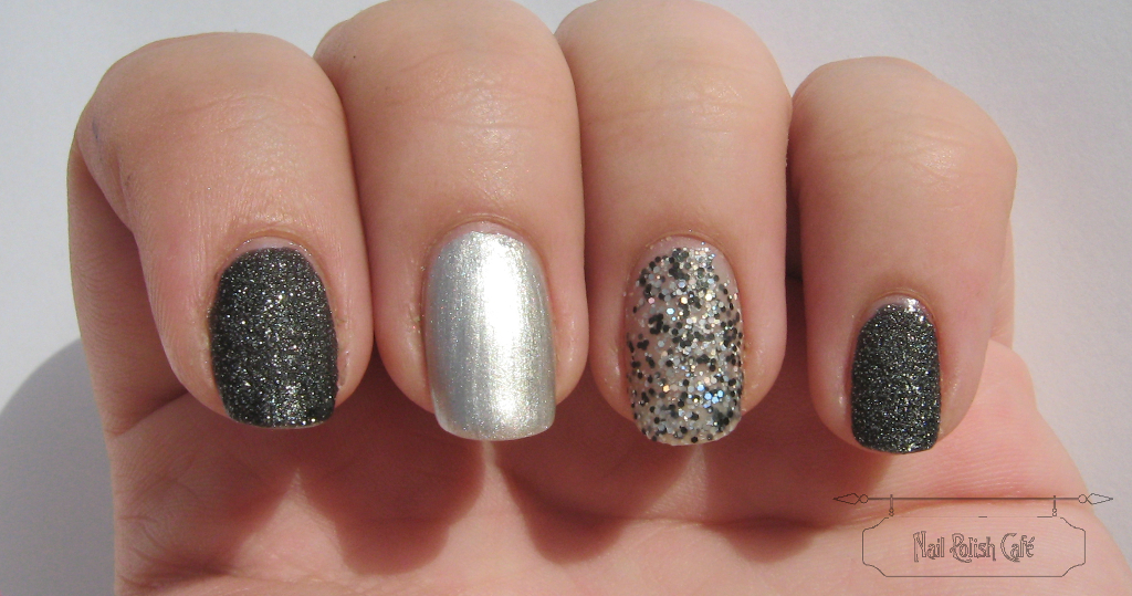 Golden Rose Galaxy 01 + Manhattan Matte Sugar 2 Give Me Sparkle + Boulevard ezüst skittlette