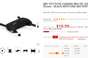 GearBest CN jelzésű új EU raktárak