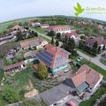 Napelem rendszer 10500W, Drón légi felvétel
