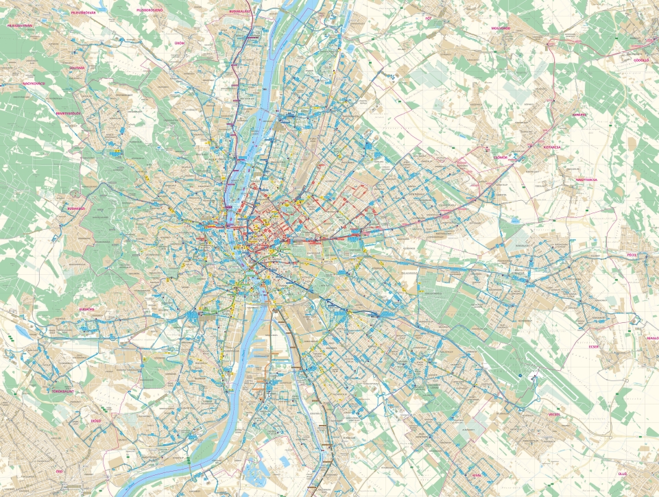 budapest térkép bkv járatok Már hivatalos: itt az új BKK térkép   Napicsárt