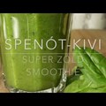 Reggeli Spenót-kivi zöld smoothie - video recept