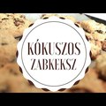 Kókuszos zabkeksz - videórecept