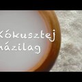 Diétabarát Kókusztej - Házilag - video recept