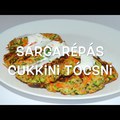 Sárgarépás cukkini tócsni