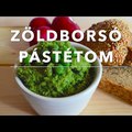 Zöldborsó pástétom - video recept