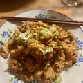 Chicken with fried rice