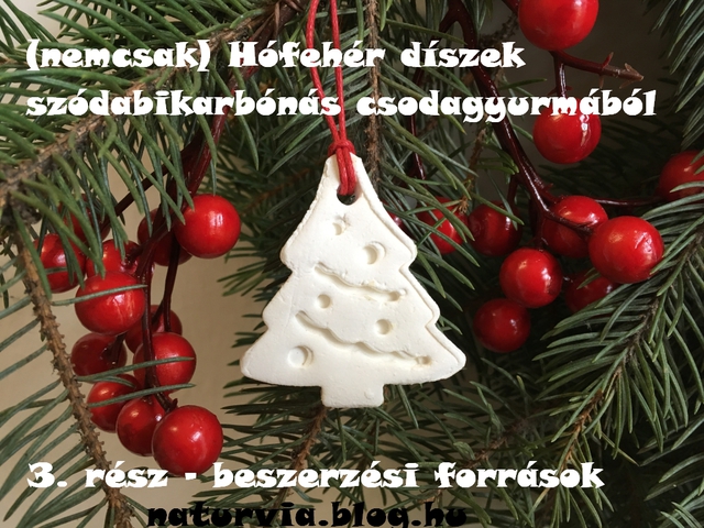 (nemcsak) Hófehér díszek szódabikarbónás csodagyurmából 3.