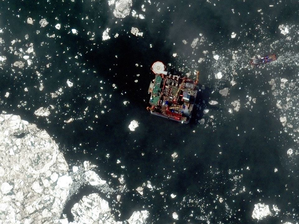 Prirazlomnaya Oil Platform, Russia, June 28, 2014