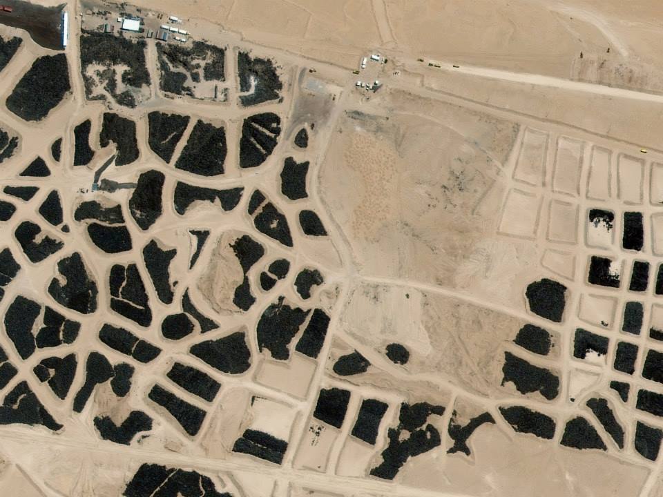World’s largest tire graveyard in Sulaibiya, Kuwait, June 4, 2014