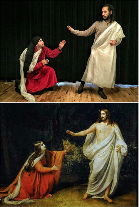 Alekszandr Andrejevics Ivanov - Jézus Krisztus megjelenik Mária-Magdolnának a feltámadás után