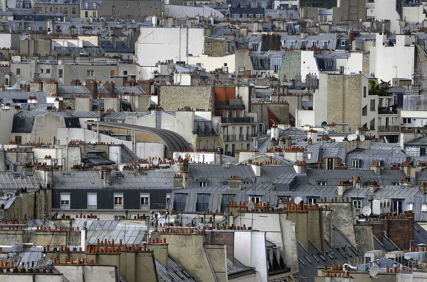 Párizs kéményei - Michael Wolf fotói