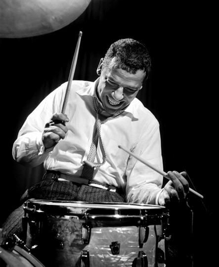 Buddy Rich New York , 1954 © Herman Leonard