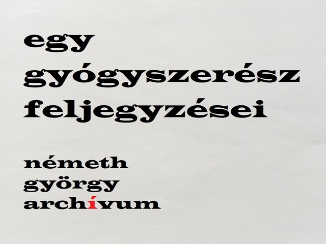 Egy gyógyszerész feljegyzései
