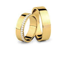 5+1 tipp gyémánttal díszített karikagyűrűkre