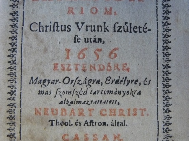 Leányrablás egy régi kalendáriumban