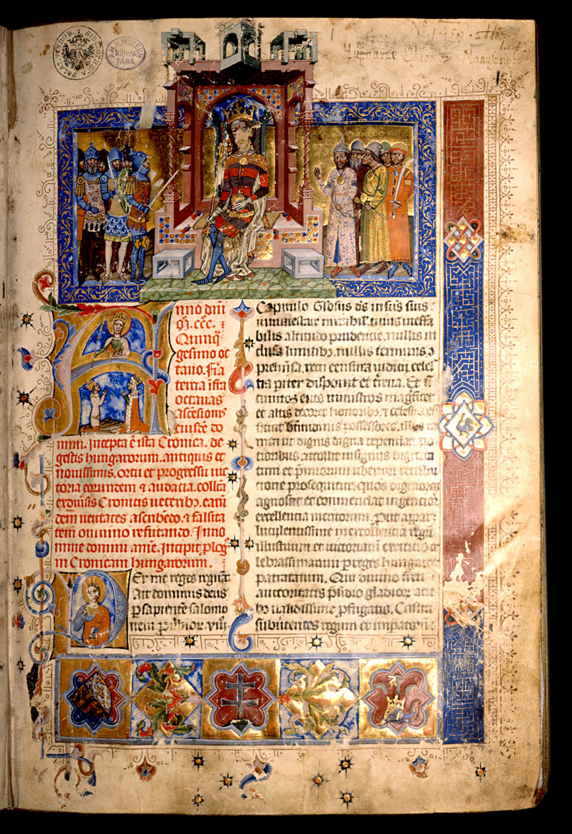 Képes Krónika (Chronicon pictum), Magyarország, 1358 után – Cod. Lat. 404 – Kézirattár