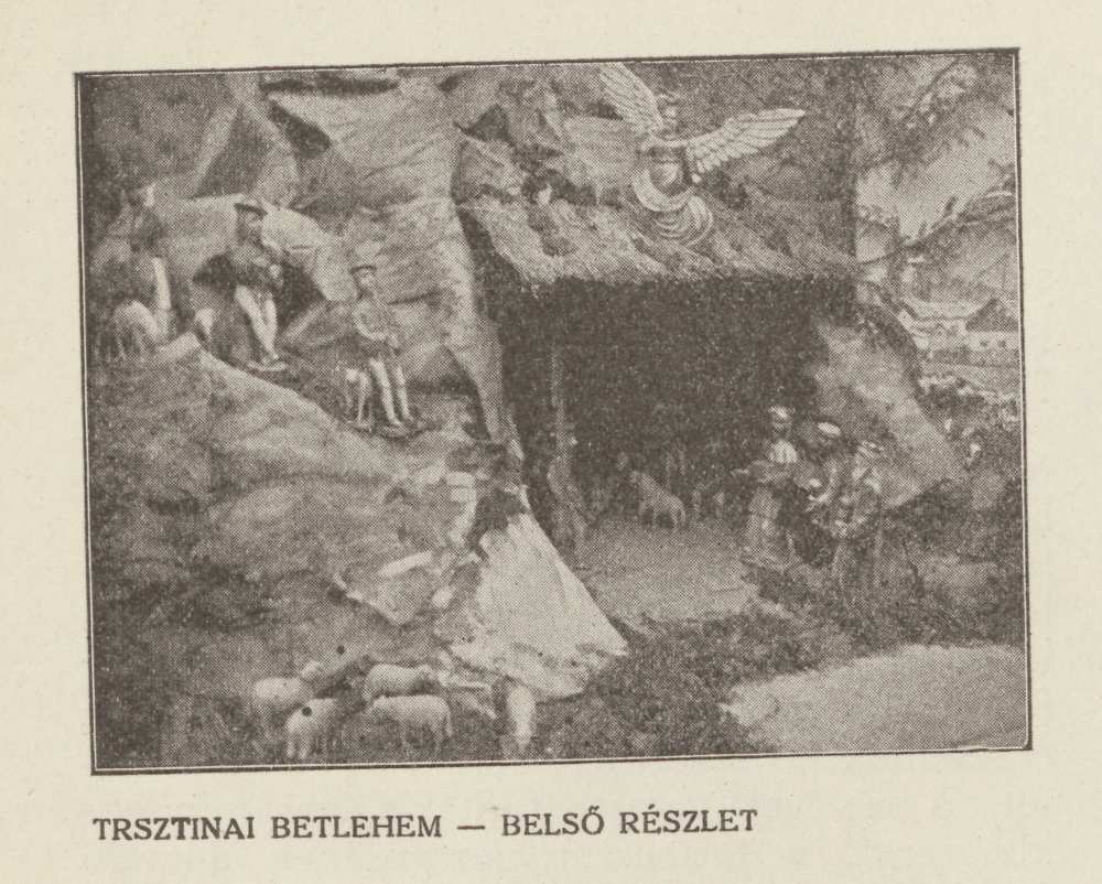 A Szent István Társulat kiállításáról. Trsztenai betlehem. In: Élet, 52. sz. (1913. december 28.), 1691.