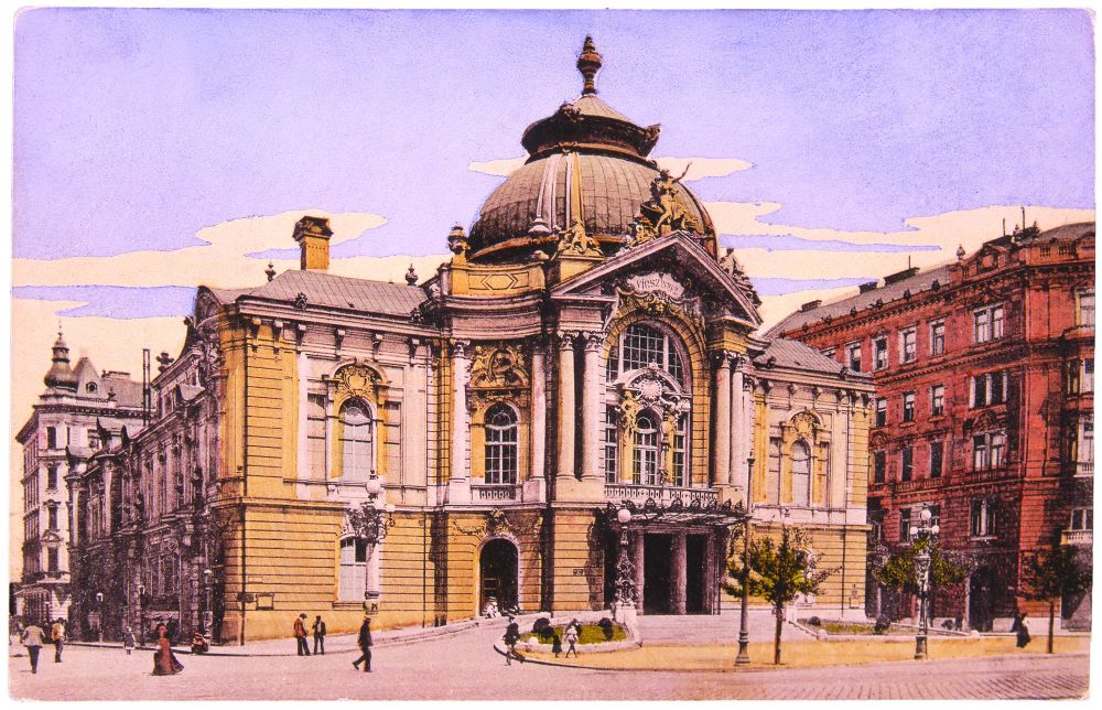 A Vígszínház, 1896. Levelezőlap