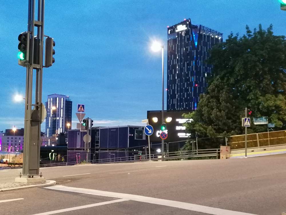 Tampere by night, 2022. július 9.  Éjfél előtt néhány perccel. Fotó: A szerző