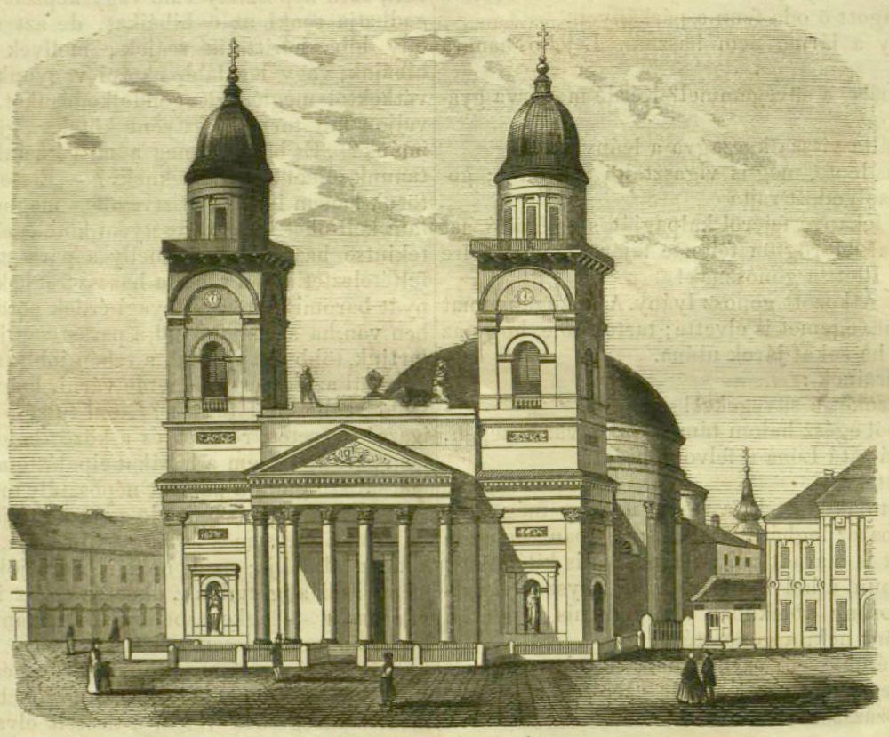 Püspöki palota, Szatmárnémeti. In: Vasárnapi Ujság, 4. évf. 23. sz. (1857. junius 7.), 208. – Elektronikus Periodika Archívum. https://epa.oszk.hu/00000/00030/00171/pdf/VU-1857_04_23_06_07.pdf A kép forrása: Digitális Képarchívum https://dka.oszk.hu/html/kepoldal/index.phtml?id=44616