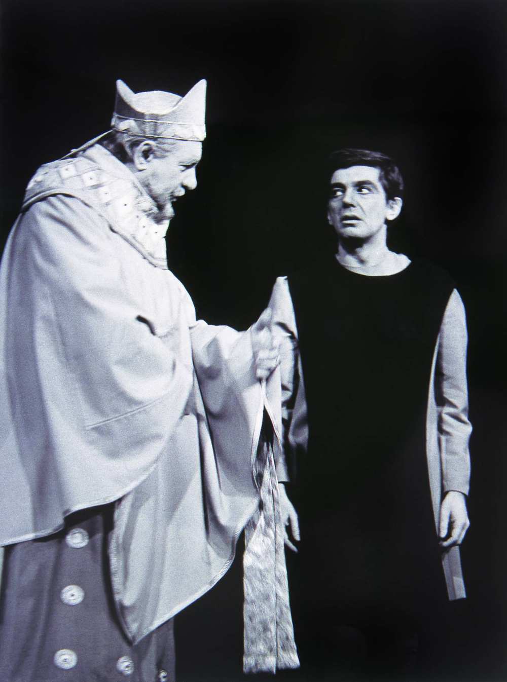 Ajtay Andor és Gábor Miklós Füst Milán IV. Henrik király című színművében. Keleti Éva felvétele
