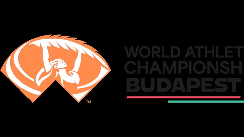 A 2023-as szabadtéri atlétikai világbajnokság logója. A kép forrása: World Athletic.org https://worldathletics.org/hu/competitions/world-athletics-championships/budapest23