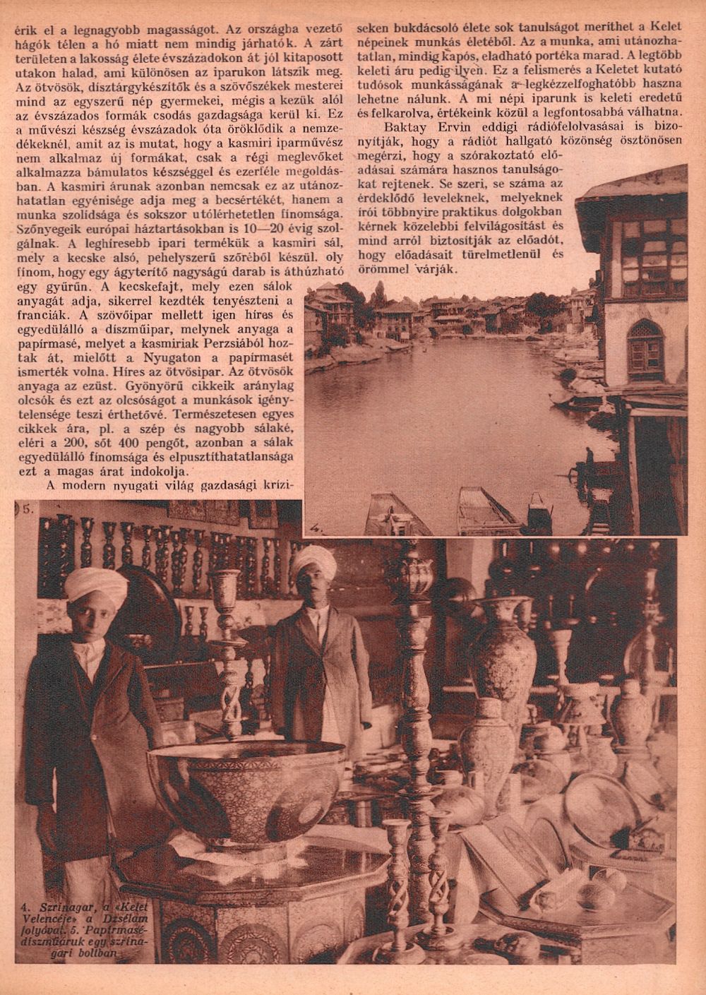 A kelet Velencéje. = Rádióélet. 1933. okt. 20. (43. sz.) p. 6-7.