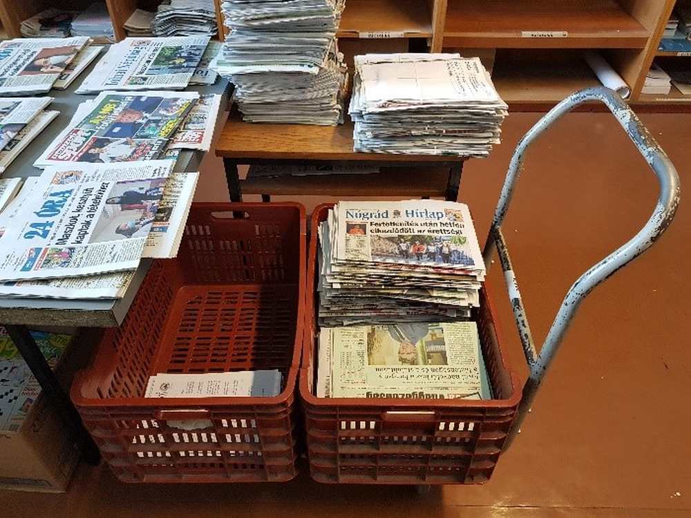 Kötelespéldányként érkezett napilapok leválogatott OSZK-példányai
