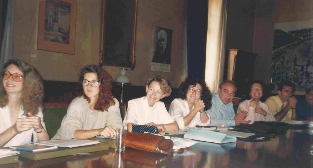 ISSN Directors’ Meeting 1992, Athén. Az első, ahol már egyedül képviseltem a magyar központot.