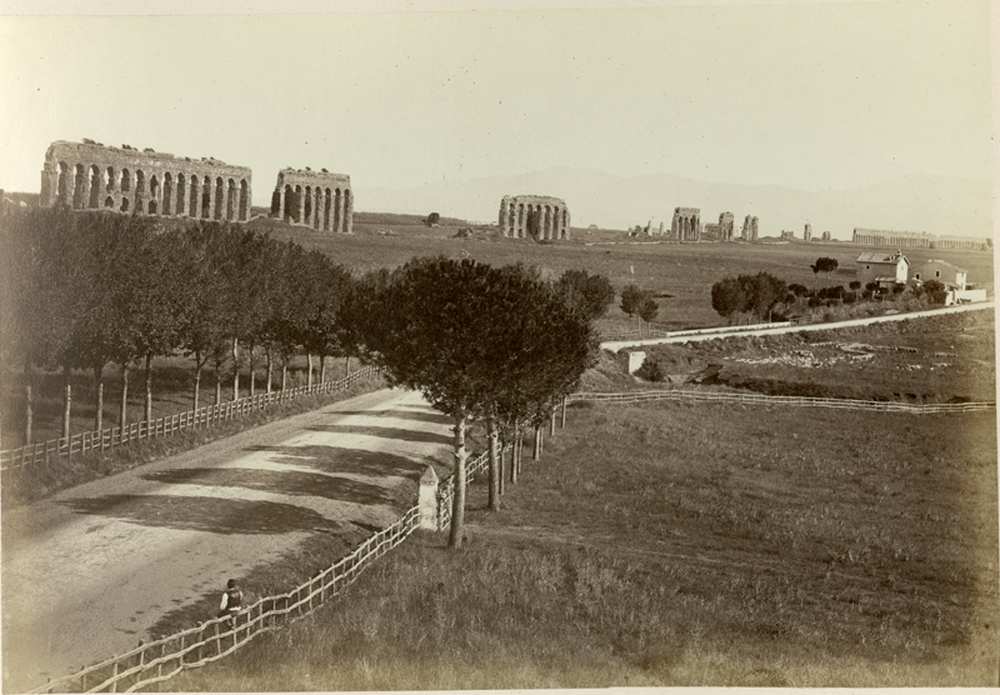 Gioacchino Altobelli: A Via Appia, 1860 körül, FTD 0348
