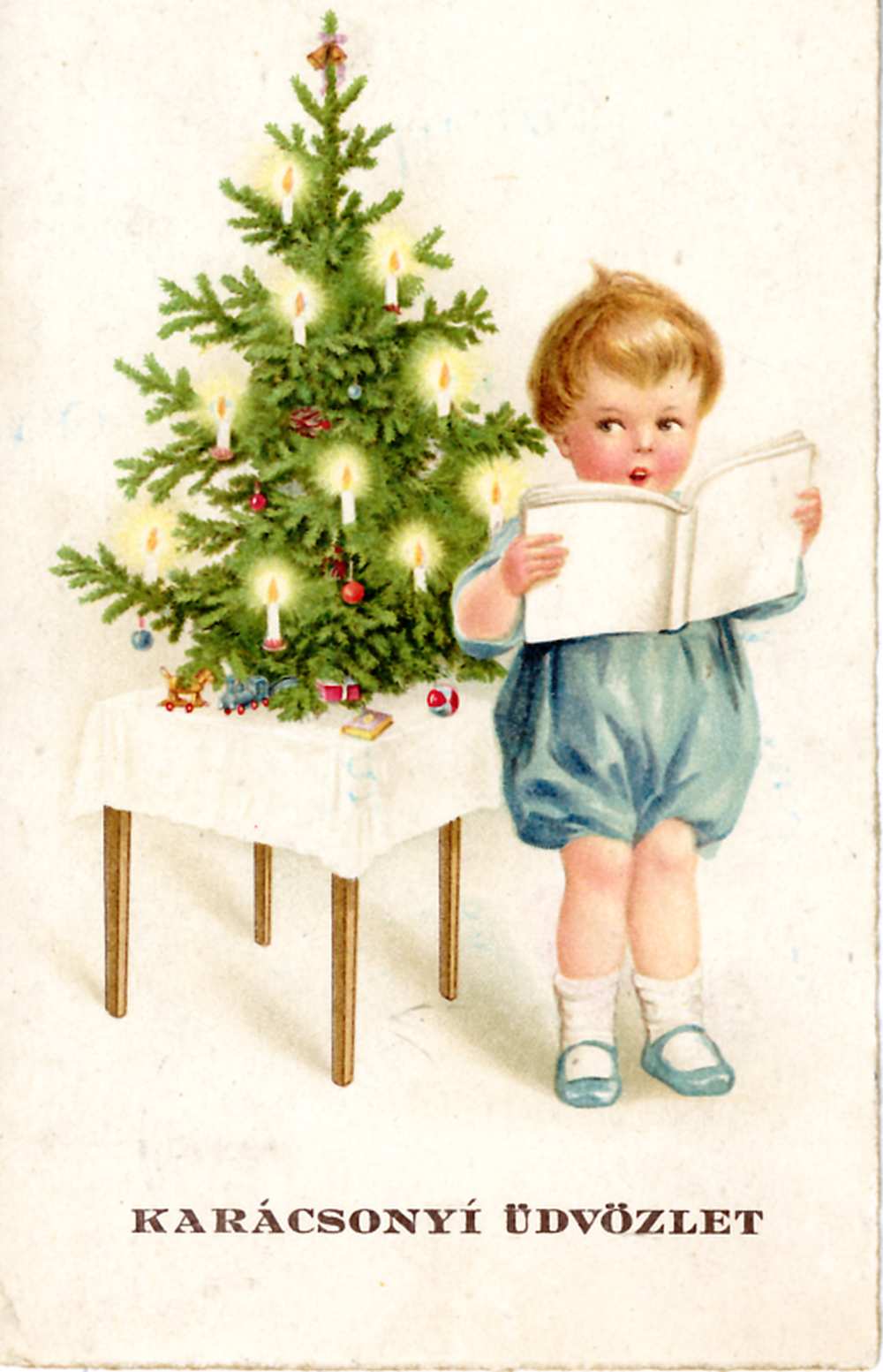 Boldog karácsonyt! Képeslap – Térkép-, Plakát- és Kisnyomtatványtár
