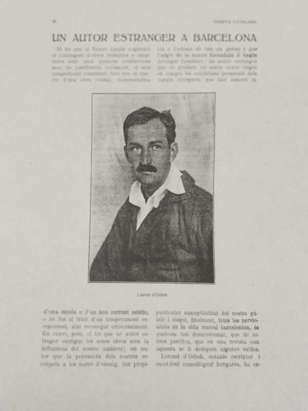 El Tiempo, 1918. november 15. Az Orbók Loránddal készült interjú részlete