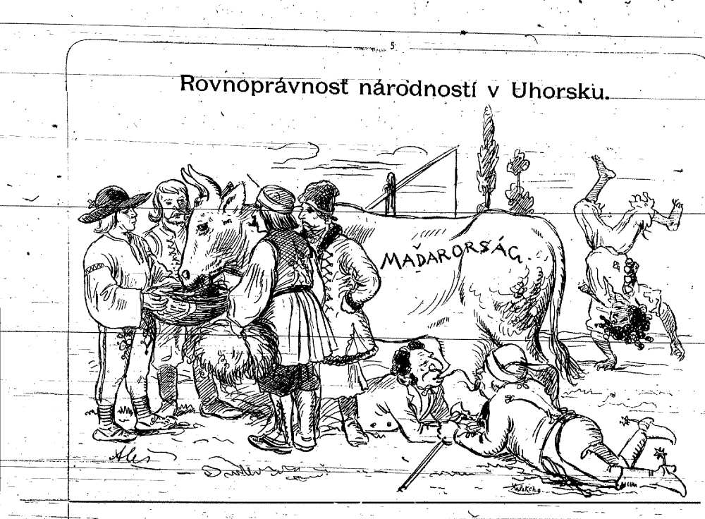 Nemzetiségi „egyenjogúság” Magyarországon. In: Černokňažník, 1894. XIX. évf. 1. sz., 5. – Törzsgyűjtemény https://nektar.oszk.hu/hu/manifestation/960674